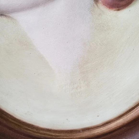 Vintage Set of 2 1975 Duncan Ceramics Cameo Lady Faces Wall Plaques. - Picture 9 of 12